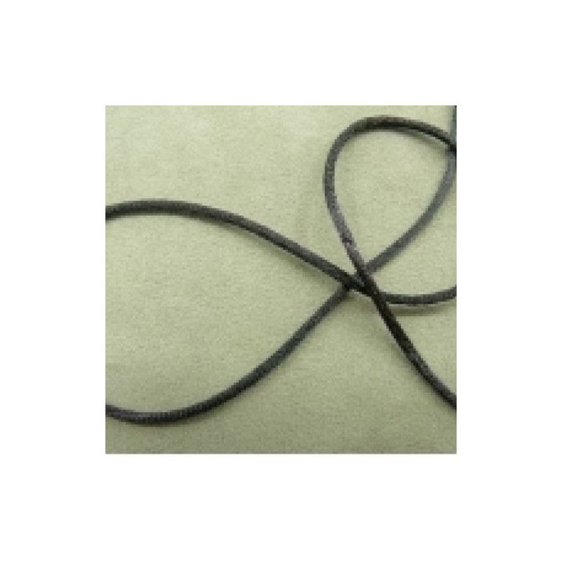 LOT DE 3 METRES RUBAN QUEUE DE RAT AUBERGINE LEGEREMENT SATINE 2.5 mm