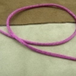 LOT DE 3 METRES RUBAN QUEUE DE RAT VIOLET LEGEREMENT SATINE 2.5 mm