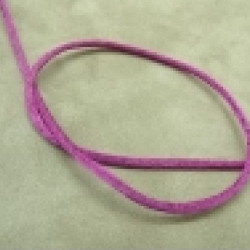 LOT DE 3 METRES RUBAN QUEUE DE RAT VIOLET LEGEREMENT SATINE 2.5 mm
