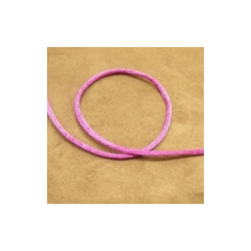 LOT DE 3 METRES RUBAN QUEUE DE RAT VIOLET LEGEREMENT SATINE 2.5 mm