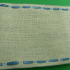 ruban à broder lin blanc et bleu 10 cm