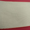 ruban à broder blanc et rouge 16 cm