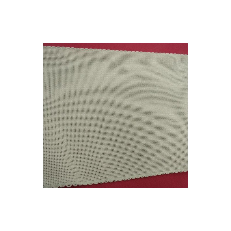 ruban à broder blanc 19 cm