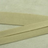 LOT DE 5 METRES RUBAN  BIAIS- 20 mm INTERIEUR /10 - 10 mm- COTON -VERT KAKI