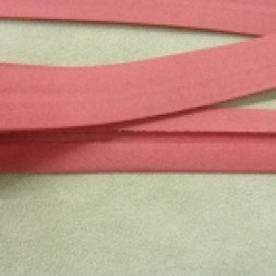 LOT DE 5 METRES RUBAN BIAIS- 20 mm INTERIEUR /10 - 10 mm- COTON - ROSE FUCHSIA