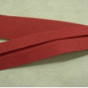 LOT DE 5 METRES RUBAN BIAIS- 20 mm INTERIEUR /10 - 10 mm- COTON - FRAMBOISE