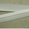 LOT DE 5 METRES RUBAN BIAIS  - 20 mm /INTERIEUR 10/10 mm- COTON-BLANC