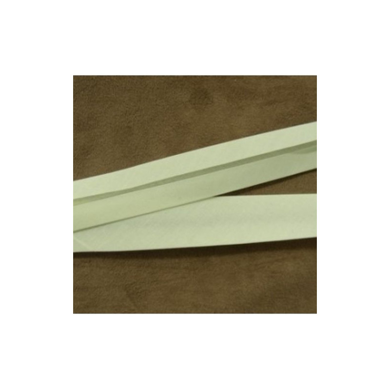 LOT DE 5 METERS RUBAN BIAIS- 20 mm INTERIEUR /10 - 10 mm- COTON IVOIRE