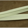 LOT DE 5 METERS RUBAN BIAIS- 20 mm INTERIEUR /10 - 10 mm- COTON IVOIRE
