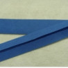 LOT DE 5 METRES RUBAN BIAIS- 20 mm INTERIEUR /10 - 10 mm- COTON  BLEU ROI