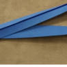 LOT DE 5 METRES RUBAN BIAIS- 20 mm INTERIEUR /10 - 10 mm- COTON  BLEU ROI