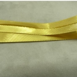 RUBAN BIAIS- 20 mm INTERIEUR /10 - 10 mm- POLYESTER -OR