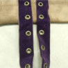 RUBAN BIAIS ŒILLET DAIM VIOLET 25 mm