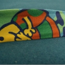 ruban biais coton multicolore replié 30 mm