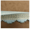 RUBAN AMEUBLEMENT  BLEU CIEL 100% coton 35 mm