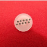 bouton acrylique incrusté de petit strass,à queue ,très lumineux et résistant