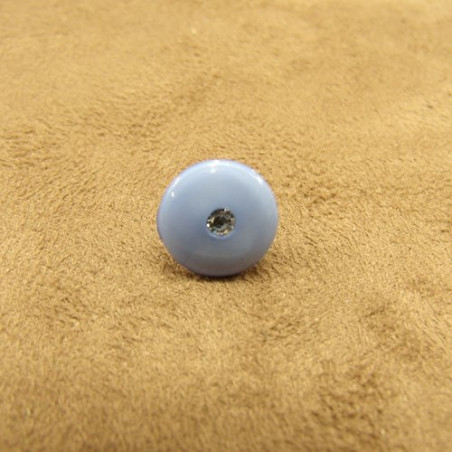 BOUTON acrylique motif petit strass 12 mm, très résistant et lumineux