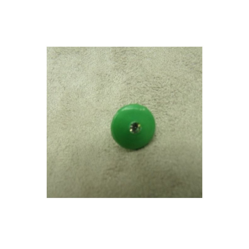 BOUTON acrylique motif petit strass 12 mm, très résistant et lumineux