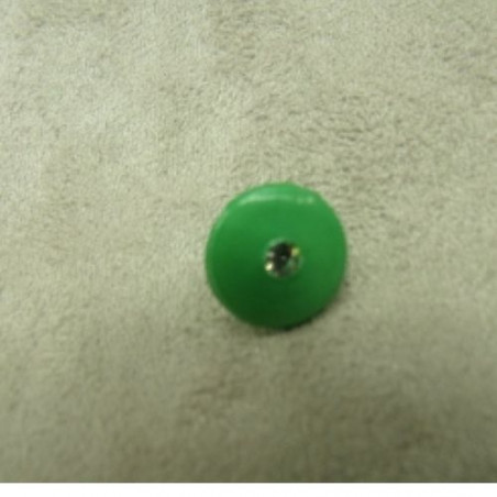 BOUTON acrylique motif petit strass 12 mm, très résistant et lumineux
