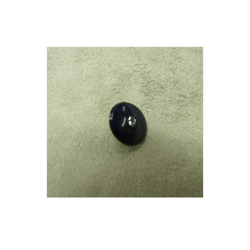 BOUTON acrylique motif petit strass 12 mm, très résistant et lumineux