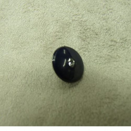 BOUTON acrylique motif petit strass 12 mm, très résistant et lumineux