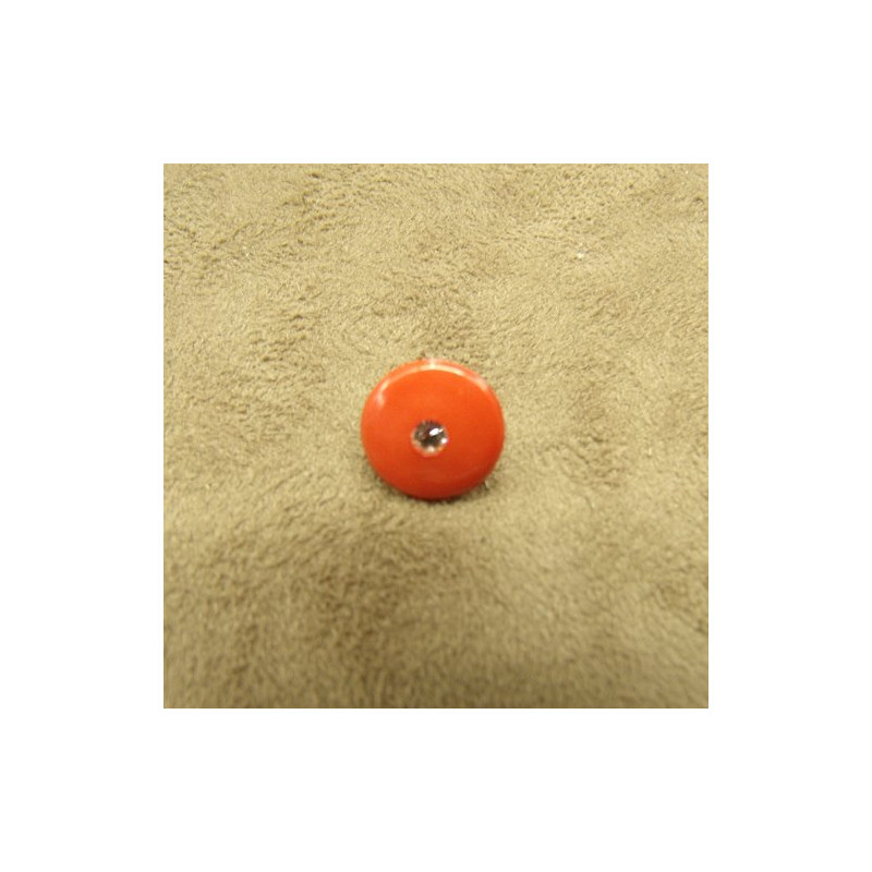BOUTON acrylique motif petit strass 12 mm, très résistant et lumineux