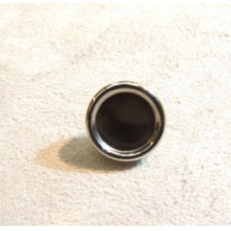 bouton à queue en métal argent – 3 tailles au choix !