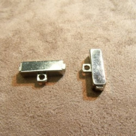 BOUTON/MANCHETTE A QUEUE METAL ARGENT Hauteur: 20mm/ EPAISSEUR: 5cm,de belle qualité