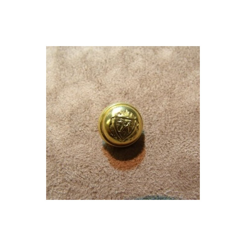 BOUTON A QUEUE METAL OR ,13 mm, de belle qualité