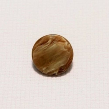 Bouton marron marbré