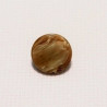 Bouton marron marbré