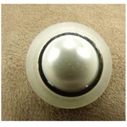 BOUTON ACRYLIQUE  NACRE &...