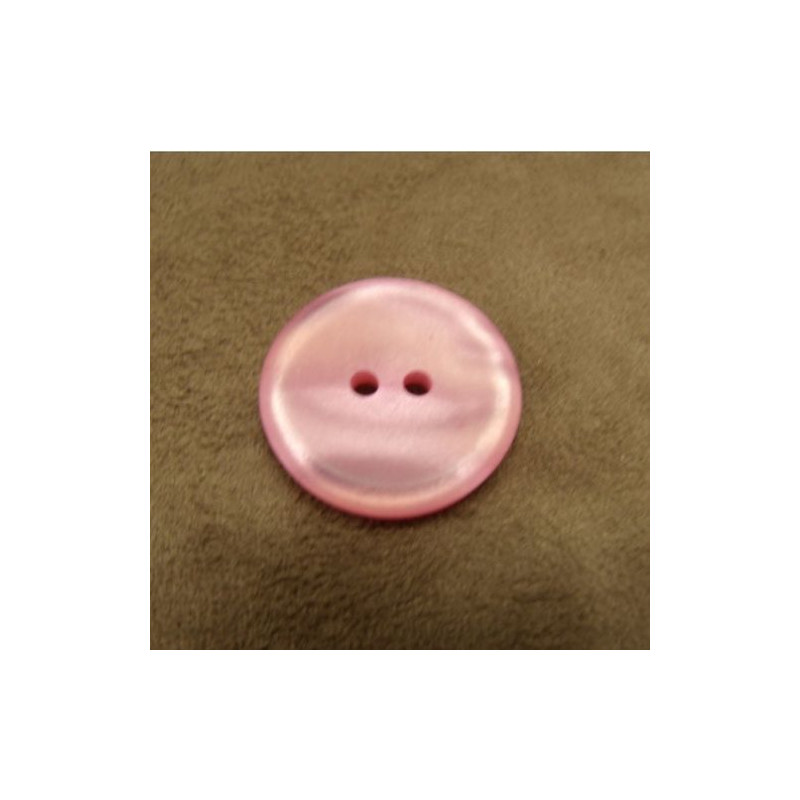 BOUTON ROND acrylique à 2 trous 28 mm