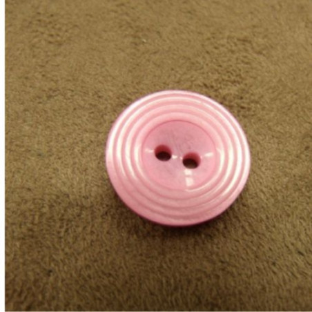 BOUTON acrylique à 2 trous 18 mm
