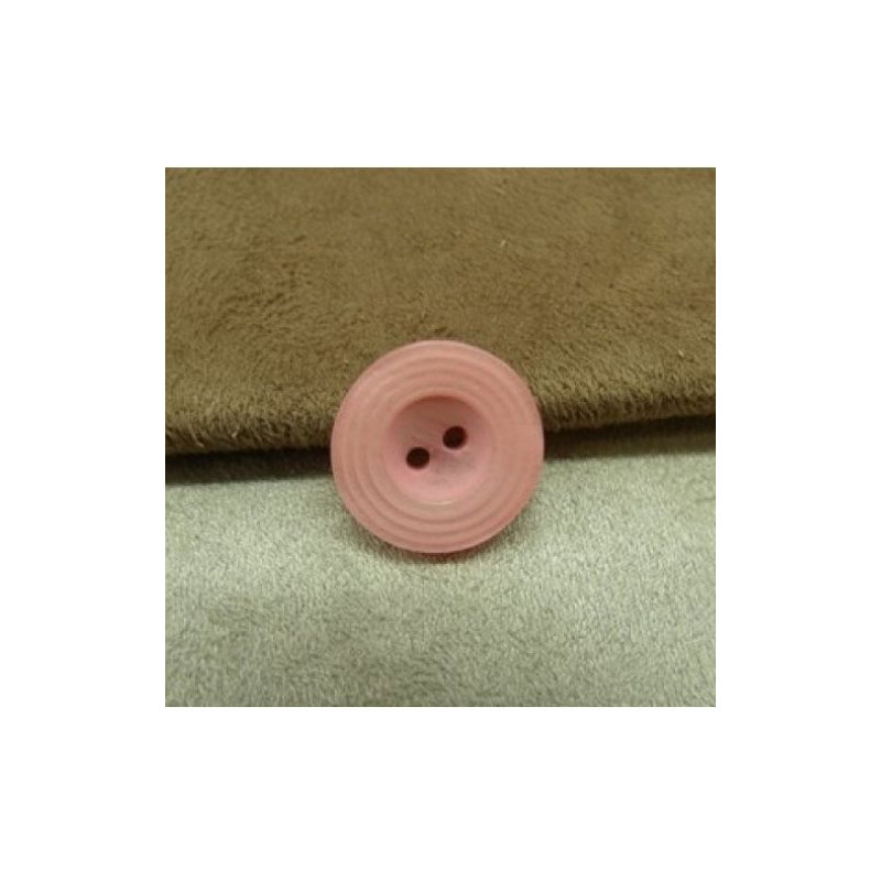 BOUTON acrylique à 2 trous 18 mm