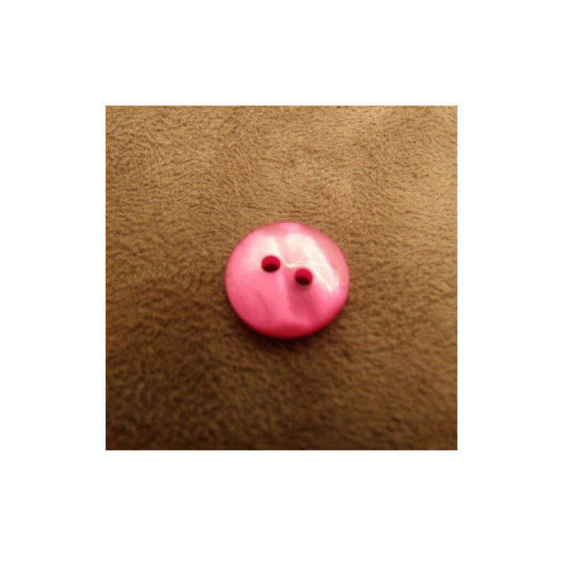 LOT DE 6 boutons acrylique  à 2 trous 12 mm