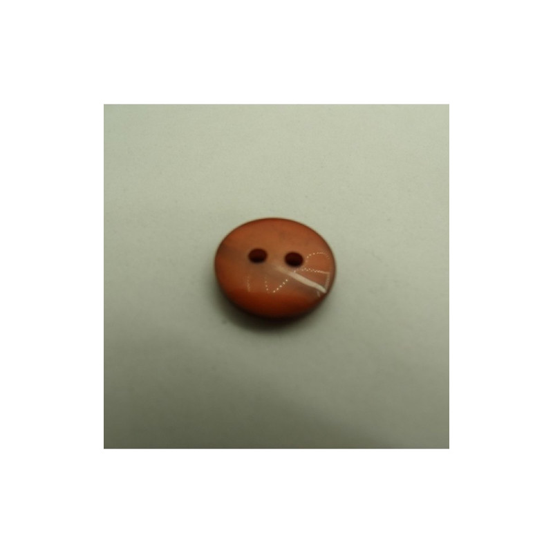 LOT de 6 boutons acrylique à 2 trous 14 mm
