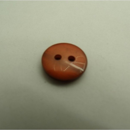 LOT de 6 boutons acrylique à 2 trous 14 mm