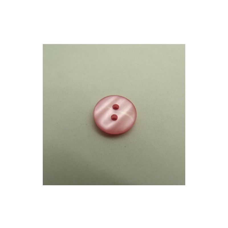 LOT de 6 boutons acrylique à 2 trous 14 mm