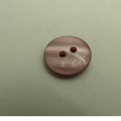 LOT de 6 boutons acrylique à 2 trous 14 mm