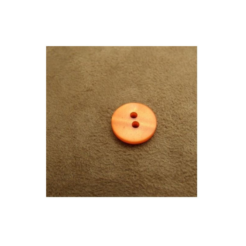 LOT DE 6 boutons acrylique à 2 trous 14 mm