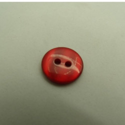 LOT DE 6 boutons acrylique à 2 trous 14 mm