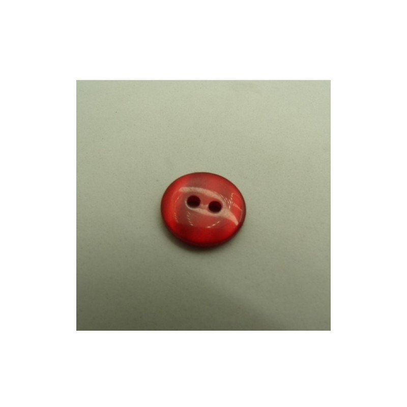LOT DE 6 boutons acrylique à 2 trous 14 mm
