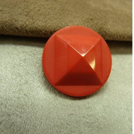 bouton acrylique à queue Motif pyramide 22 mm
