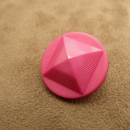 bouton acrylique à queue Motif pyramide 22 mm