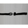 bouton  brandebourg noir , longueur de 12 cm sur largeur de 1 cm