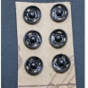Bouton pression noir  10mm,vendu par sachet