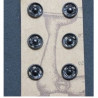 Bouton pression noir 7 mm,vendu par sachet