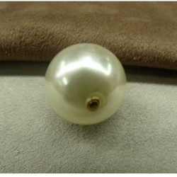 JOLI BOUTON PERLE NACRE 20 mm