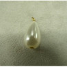 JOLI BOUTON PERLE NACRE - 20mm de hauteur / 12 mm de diametre
